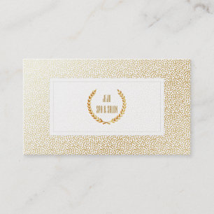 PixDezines faux guld dots/vetekand Visitkort