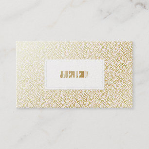 PixDezines faux guld dots Visitkort