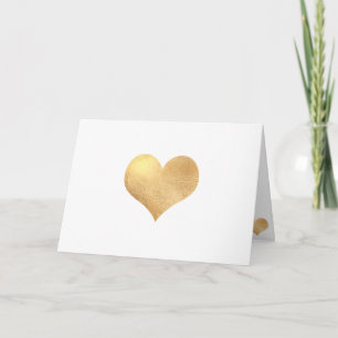 PixDezines Faux Guld Heart/DIY-meddelande Kort
