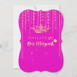 PixDezines Faux Guld Hearts Strings/Krona/DIYcolor Inbjudningar