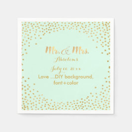 PixDezines faux guld specs/DIY färg/mynt Pappersservett