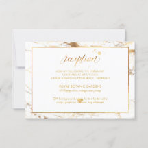 PixDezines Faux Guld Veins Marble Reception