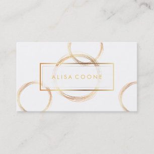 PixDezines faux guld Visitkort