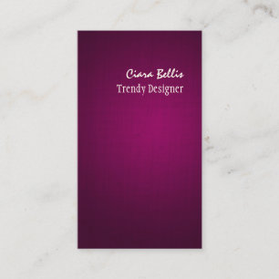 PixDezines faux linen merlot Visitkort
