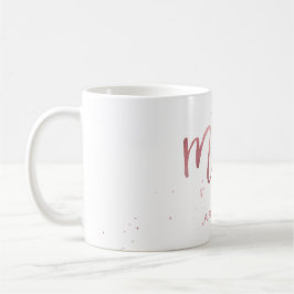 PixDezines/Faux Ro Guld/Modern skrift Kaffemugg