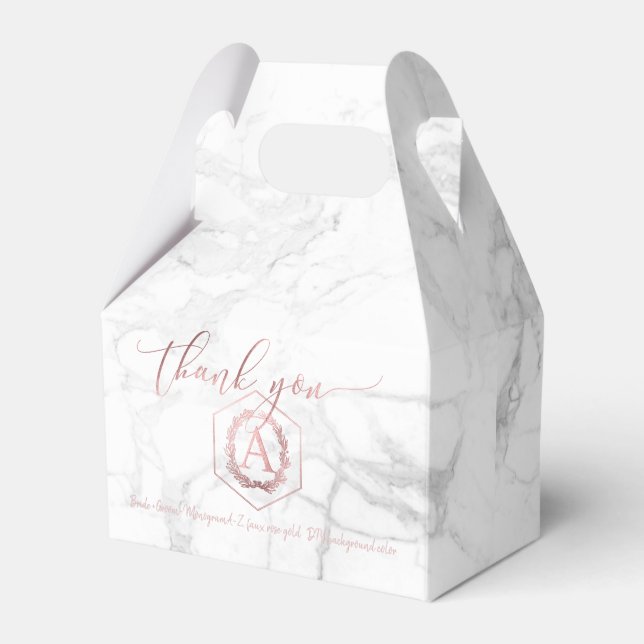 PixDezines Faux Ro Guld Sweet Honeycomb+Marble Presentaskar (Framsidan Sidan)