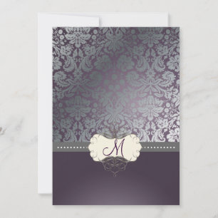 PixDezines faux silver/DIY background/lemon Inbjudningar