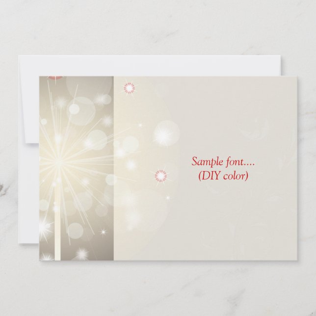 PixDezines filigranswirlar/gör-det-själv-färger Inbjudningar (Framsida)