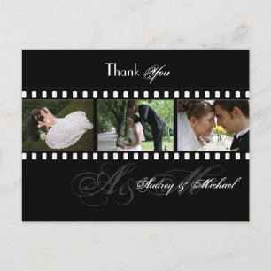 PixDezines FILMSTRIP BRÖLLOP PHOTOS TACK Vykort