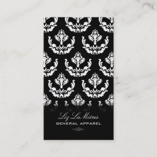 PixDezines firenze Damask/dyy-bakgrund färg Visitkort