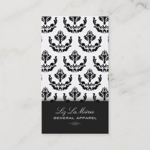 PixDezines firenze Damask/dyy-bakgrund färg Visitkort