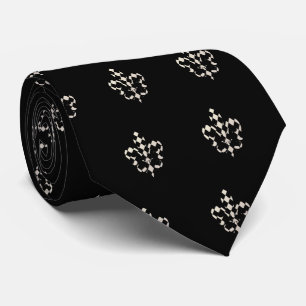 PixDezines Fleur de lis/DIY-bakgrund färg Slips