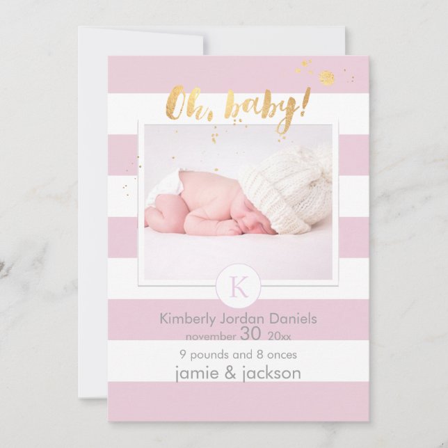 PixDezines-födelsemeddelande/DIYcolor rand Meddelande (Framsida)