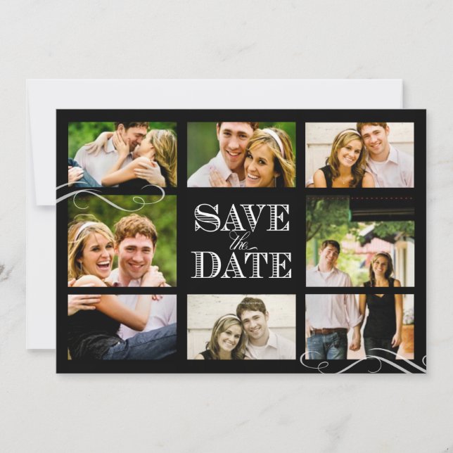 PixDezines-förlovningens foton/spara-datum Spara Datumet (Framsida)