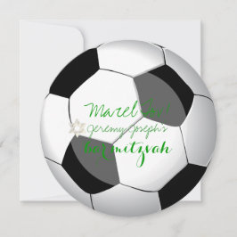 PixDezines fotboll pub mitzvah/DIY färg Inbjudningar