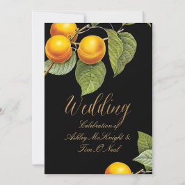 PixDezines fruktträdgård/ Persikor /Redoute Inbjudningar