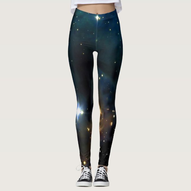 PixDezines Galaxy/Cosmic/NASA Leggings (Framsida)