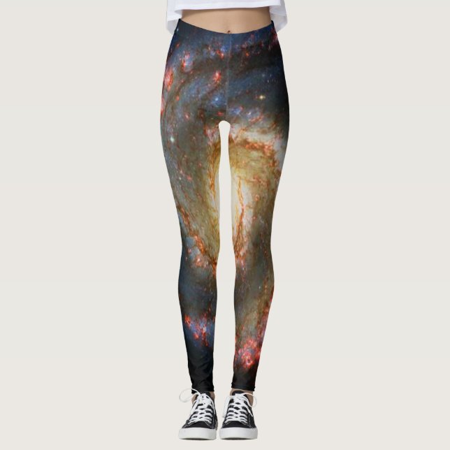PixDezines Galaxy/Cosmic/NASA Leggings (Framsida)