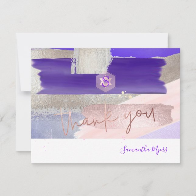 PixDezines Garden Ro ✡ Mitzvah Tack ✡ Cards OSA Kort (Framsida)