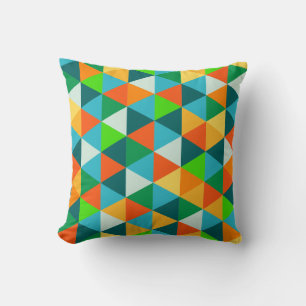 PixDezines geometric/neon färg Kudde