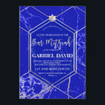 PixDezines Geometrisk Blå Lapis Bar Mitzvah Inbjudningar<br><div class="desc">✡ PixDezines geometriska oslipade ädelstens blå lapis stenyta / marmor bakgrund Bar Mitzvah-inbjudningar, modernt typsnitt i falskt silver. Alla element är redigerbara och borttagbara, välj från 300 typsnitt och typsnittsfärger. ✡ För att se fler av våra marmordesign, kopiera och klistra in denna URL: www.zazzle.com/pixdezines marble mitzvah?rf=238024746523913220 ✡ Upphovsrätt © 2014-2017...</div>