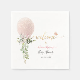 PixDezines  Glitter-bubbla - händelsevälkomstmedde Pappersservett