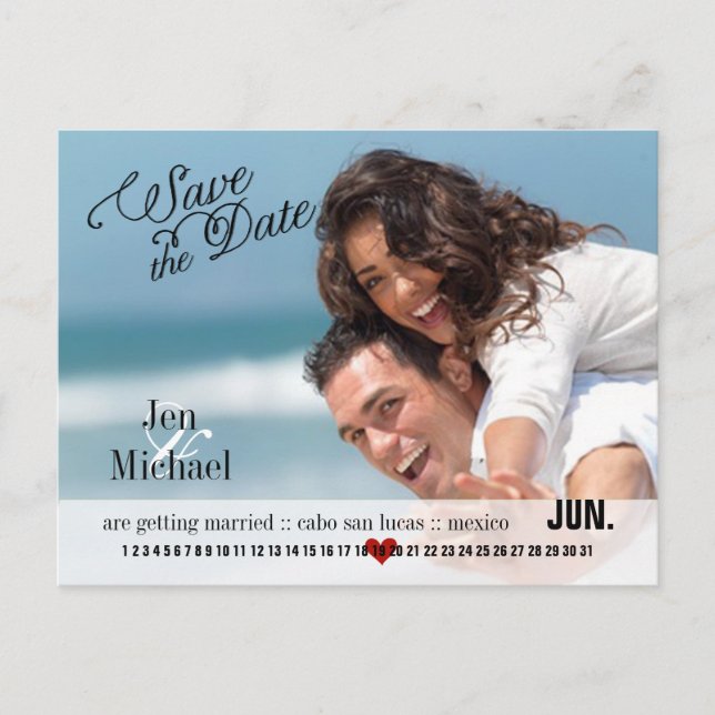 PixDezines Gör-det-själv Färg/spara datum/kalender Meddelande Vykort (Framsida)