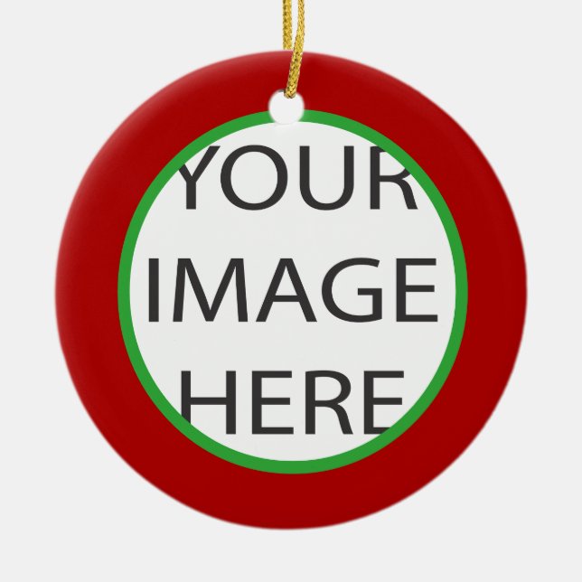 PixDezines gör-det-själv-färger/fotografiramar/jul Julgransprydnad Keramik (Framsidan)