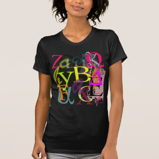 PixDezines grekiska alfabeten T-shirt