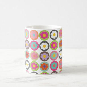 PixDezines groovy tusenskönor/bakgrundsfärg för gö Kaffemugg