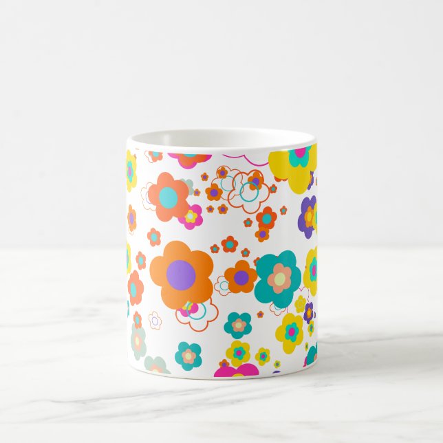 PixDezines groovy tusenskönor/bakgrundsfärg kan an Kaffemugg (Center)
