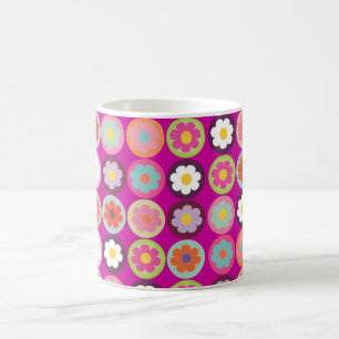 PixDezines groovy tusenskönor/bakgrundsfärg som ka Kaffemugg