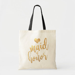 PixDezines Guld Maid of honor/Faux Tygkasse