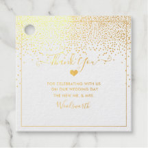 PixDezines guldfettkonfetti + Heart-Tack