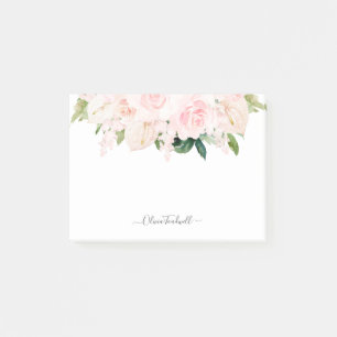 PixDezines H2 Anthurium Ro Peonies Post-it Block