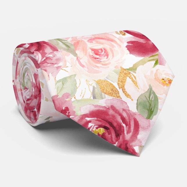 PixDezines H2 Blommor Hallonrosa Rosa Rosor Slips (Rullad)