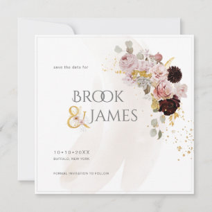 PixDezines H2 Blush Rosor Svart Dahlia Spara Datum Datumet