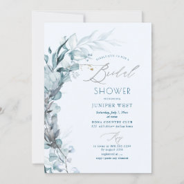 PixDezines H2 Dusty Blue Eucalyptus Möhippa Inbjudningar