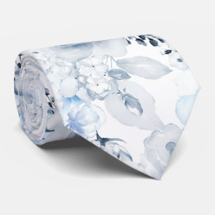 PixDezines H2 Dusty Blue Navy Ro Neck Tie Slips