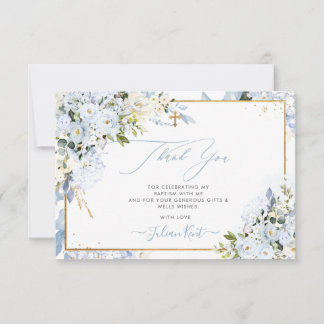 PixDezines H2 Dusty Blue Ro Baptism Tack Inbjudningar