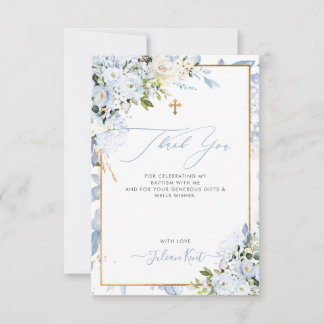 PixDezines H2 Dusty Blue Ro Baptism Tack Inbjudningar