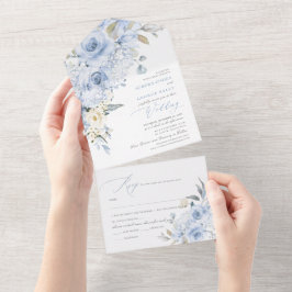 PixDezines H2 Dusty Blue Ro Hydrangea