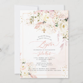 PixDezines H2 Hydrangeas Blush Rosor Dop Inbjudningar