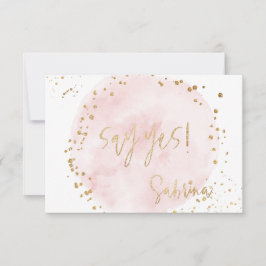 PixDezines H2  Rosa Guld Bat mitzvah OSA Inv Inbjudningar