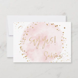 PixDezines H2 Rosa Guld Bat mitzvah OSA Inv Inbjudningar