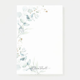 PixDezines H2 Rustic Eucalyptus Post-it Notes
