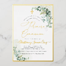 PixDezines H2 Rustic Eucalyptus Primera Communion