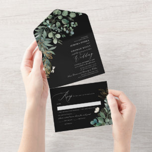 PixDezines H2 Rustic Grönt Guld Gum Eucalyptus