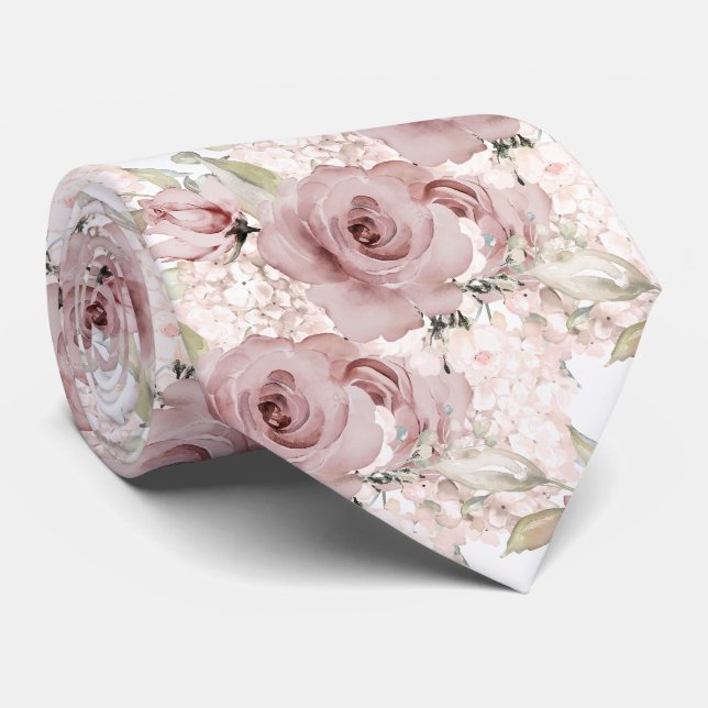 PixDezines H2 Sommar Dammtrosa Rosor Hortensia Slips (Rullad)