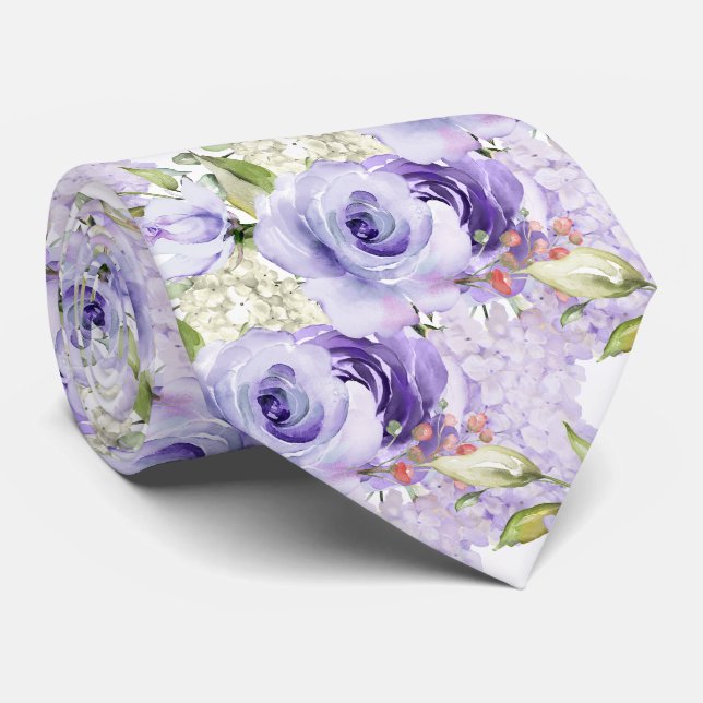 PixDezines H2 Sommar Lila Rosor Hortensia Slips (Rullad)